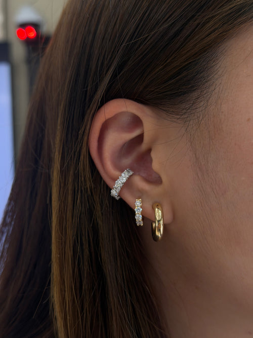 Bella Diamond Ear Cuff Pear Shape